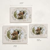 "merry little Christmas time" - Holiday Cards in Linen by Karidy Walker - Formats Available