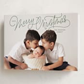 "Up Top" - Holiday Cards in Pine by Lauren Chism - Folded Card