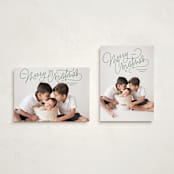 "Up Top" - Holiday Cards in Pine by Lauren Chism - Photo Orientation Options