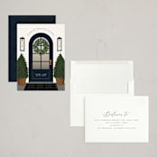 "Holiday Home" - Holiday Cards in Night Sky by Ekko Studio - Assembled