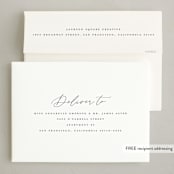 "Holiday Home" - Holiday Cards in Night Sky by Ekko Studio - FREE Recipient Addressing