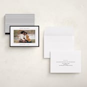 "Border" - Holiday Cards in Charcoal by JoAnn Jinks - Assembled