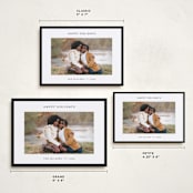 "Border" - Holiday Cards in Charcoal by JoAnn Jinks - Formats Available