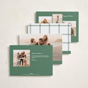 "Trim" - Holiday Cards in Pine by Lea Delaveris - Back of Card Options