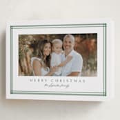"Trim" - Holiday Cards in Pine by Lea Delaveris - Folded Card