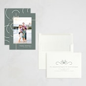 "Gilded Ribbon" - Holiday Cards in Dusk by Michelle Taylor - Assembled
