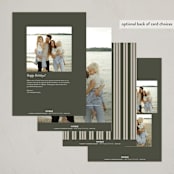 "In the Highest" - Holiday Cards in Olive by Heather Cairl - Back of Card Options