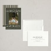 "In the Highest" - Holiday Cards in Olive by Heather Cairl - Assembled