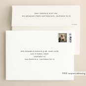 "More the Merrier" - Holiday Cards in Berry by chica design - FREE Recipient Addressing