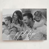 "Elegant Holiday" - Holiday Cards in Snow by Carolyn Nicks - Front