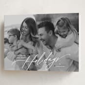 "Elegant Holiday" - Holiday Cards in Snow by Carolyn Nicks - Folded Card