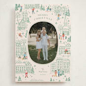 "Homeward bound" - Holiday Cards in Pine by Jennifer Wick - Front