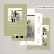 "Forget Us Not" - Holiday Cards in Christmas by Petra Kern - Back of Card Options