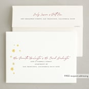 "City Sidewalks" - Holiday Cards in Crimson by Susan Moyal - FREE Recipient Addressing