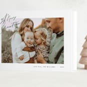 "Corner Note" - Holiday Cards in Snow by Stephanie Hawkes - Folded Card