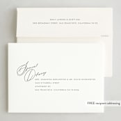 "Corner Note" - Holiday Cards in Snow by Stephanie Hawkes - FREE Recipient Addressing