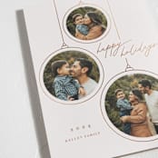 "Ornaments" - Holiday Cards in Cozy by Erin German - Detail