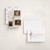 "Holiday gifts" - Holiday Cards in Burgundy by Susan Zinader - Assembled