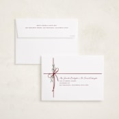 "Holiday gifts" - Holiday Cards in Burgundy by Susan Zinader - FREE Recipient Addressing