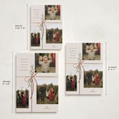 "Holiday gifts" - Holiday Cards in Burgundy by Susan Zinader - Formats Available