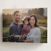 "Faubourg" - Holiday Cards in Pudding by Leia Matt - Folded Card