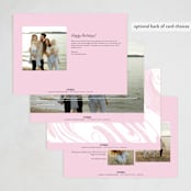 "Modern Traditionalist" - Holiday Cards in Winter by Morgan Kendall - Back of Card Options