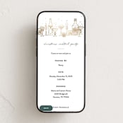 "Holiday Cocktail Party" - Online Holiday Party Invitations in Snow by Pati Cascino - Mobile layout