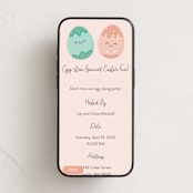 "Good Egg" - Online Holiday Party Invitations in Blush by Annie Holmquist - Mobile layout