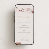 "Thankful Harvest" - Online Holiday Party Invitations in Rust by Nicoletta Savod - Mobile layout