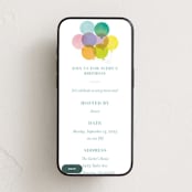 "year" - Online Kids Birthday Invitations in Teal by Lori Wemple - Mobile layout