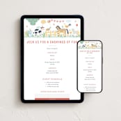 "barnyard fun" - Online Kids Birthday Invitations in Barn by peetie design - Mobile + desktop layout