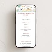 "barnyard fun" - Online Kids Birthday Invitations in Barn by peetie design - Mobile layout