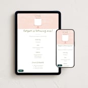 "Frosting" - Online Kids Birthday Invitations in Cotton Candy by Sarah Brown - Mobile + desktop layout