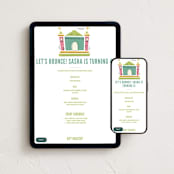 "Let's Bounce" - Online Kids Birthday Invitations in Fairy by Jessie Steury - Mobile + desktop layout