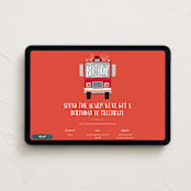 "Sound the Alarm Firetruck" - Online Kids Birthday Invitations in Fire by Alethea and Ruth - Desktop layout