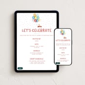 "monza" - Online Kids Birthday Invitations in Ivory by chocomocacino - Mobile + desktop layout