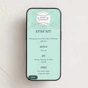 "Baseball Birthday" - Online Kids Birthday Invitations in Sky by Robert and Stella - Mobile layout