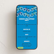 "Bike Ride" - Online Kids Birthday Invitations in Sky by Kacey Kendrick Wagner - Mobile layout