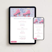 "Lets Roll" - Online Kids Birthday Invitations in Candy by Karidy Walker - Mobile + desktop layout