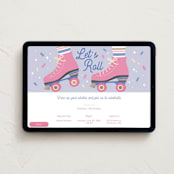 "Lets Roll" - Online Kids Birthday Invitations in Candy by Karidy Walker - Desktop layout