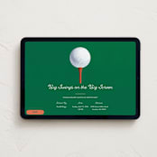 "tee-rific" - Online Party Invitations in Grass by Becky Nimoy - Desktop layout