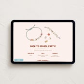 "Back to School Party!" - Online Party Invitations in Crayon Box by Sai - Desktop layout