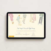 "Sip, Sway, Groove the Night Away!" - Online Party Invitations in Ivory by Sarah Rosenthal - Desktop layout