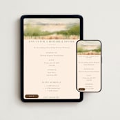 "Bluestem Fields" - Online Rehearsal Dinner Invitations in Meadow by Holly Whitcomb - Mobile + desktop layout