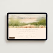 "Bluestem Fields" - Online Rehearsal Dinner Invitations in Meadow by Holly Whitcomb - Desktop layout