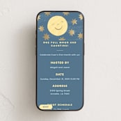 "Full Moon" - Online Religious Milestone Invitations in Midnight by Natalie Rae - Mobile layout