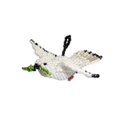 "Dove Ornament" - Ornaments in white by Melange Collection