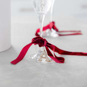 "Personalized Handmade Letter Ornament - Large A" - Ornaments in silver by Courtney Bedi