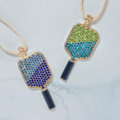 "Pickleball boxed gift set" - Ornaments in multicolor by Joanna Buchanan