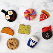 "NYC Coffee Cup" - Ornaments in blue by Global Goods Partners